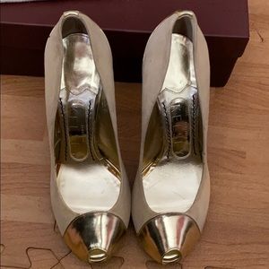 Jonathan Kelly Biscuit Gold Heels Size 36